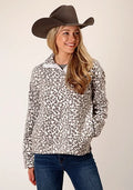 Roper 1816 Polar (Leopard) - Women's Fleece Pullover