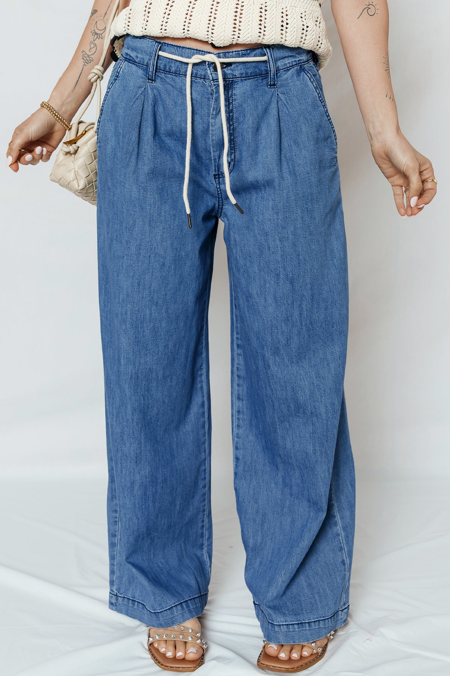 Oakleigh On Wide Leg Jeans