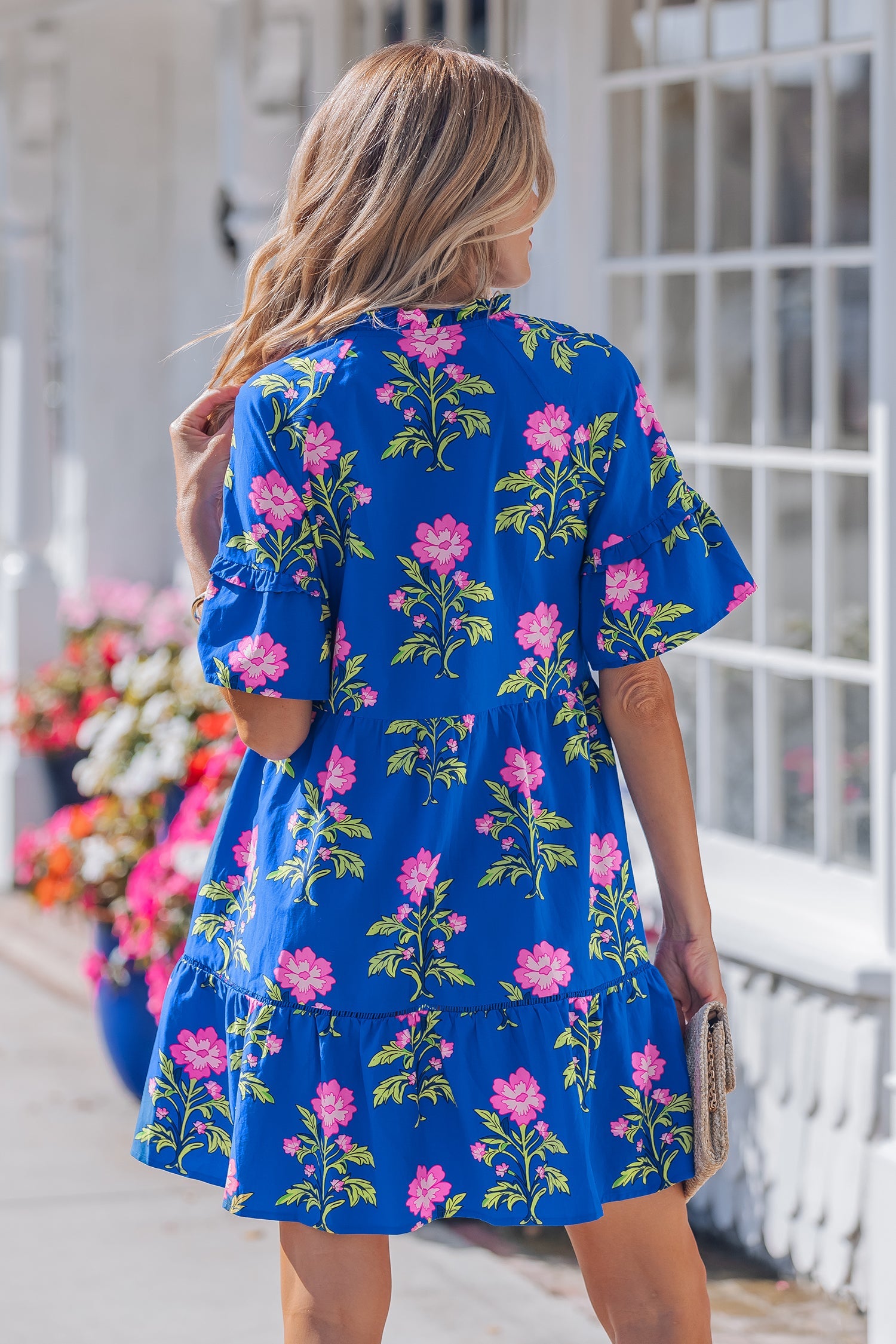 Lillian Sleeve Loose Flower Dress