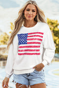 Gianna Drop Shoulder Loose Sweatshirt