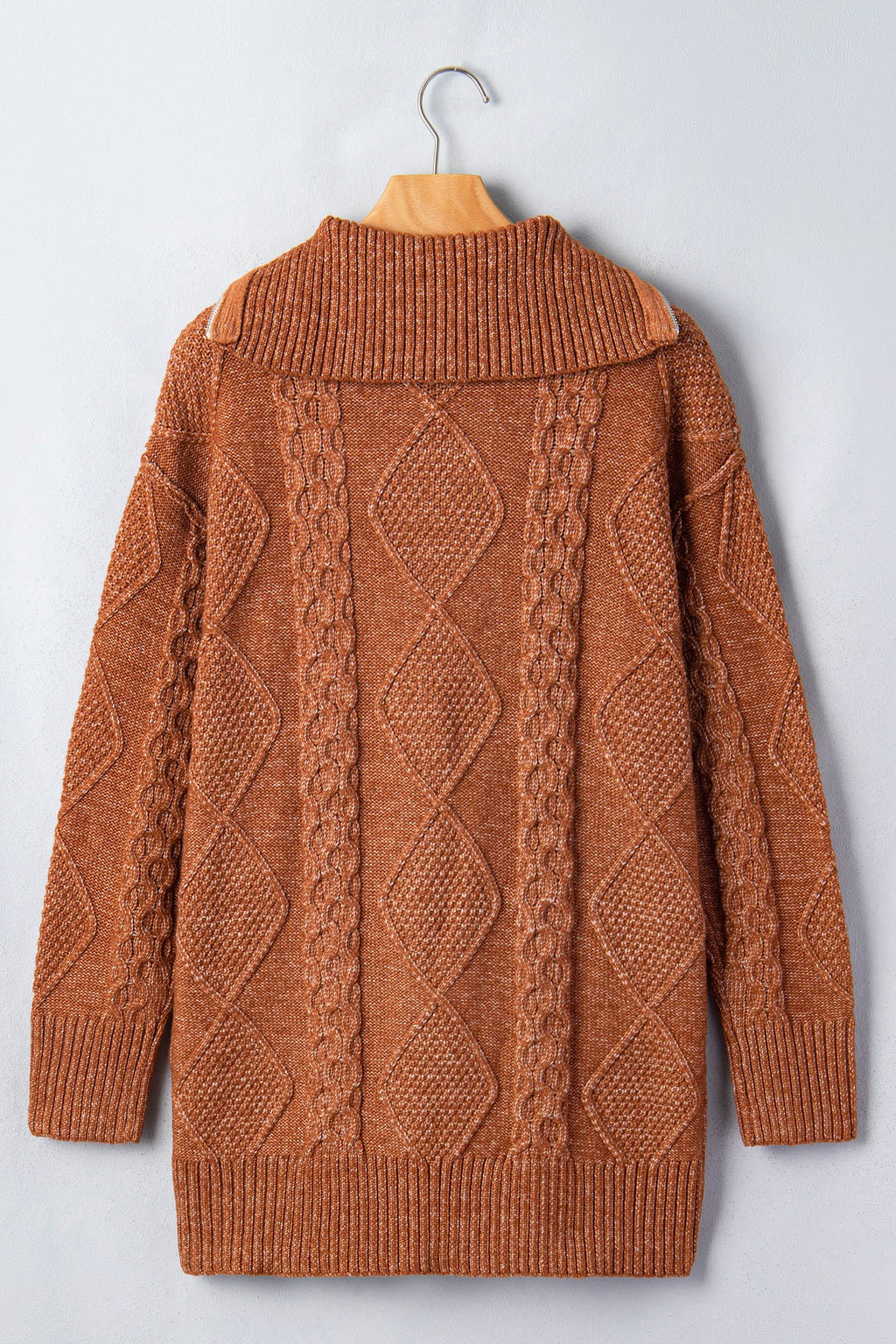 Keith Knit Drop Shoulder Long Sweater