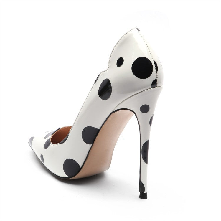Cusp high-heeled shoes