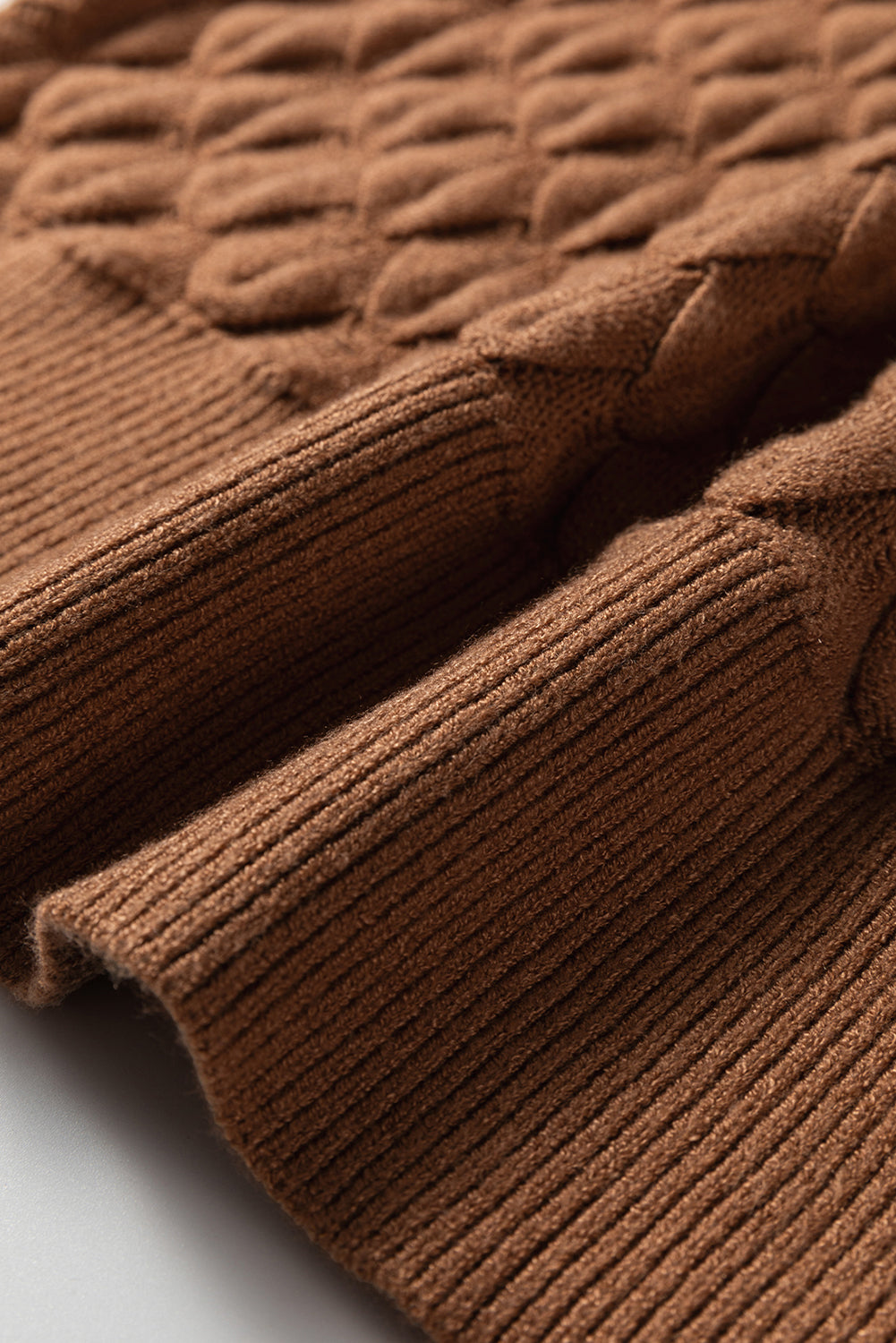 Malaysia Ribbed Short Sleeve Sweater