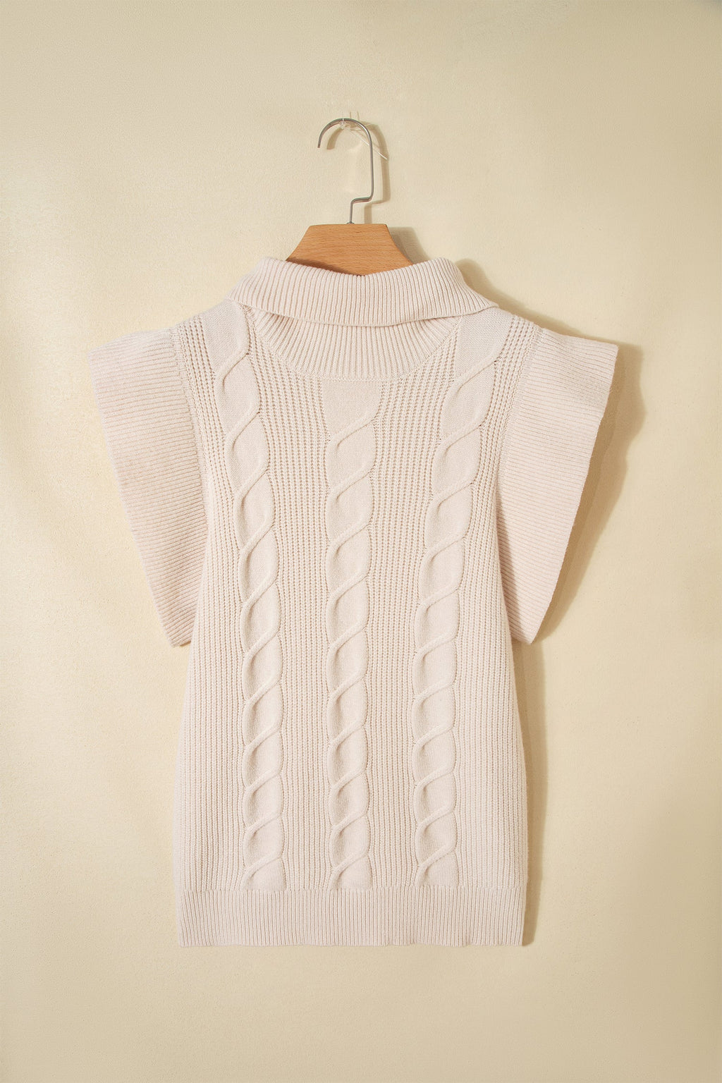 Zaylee Ruffled Short Sleeve Sweater
