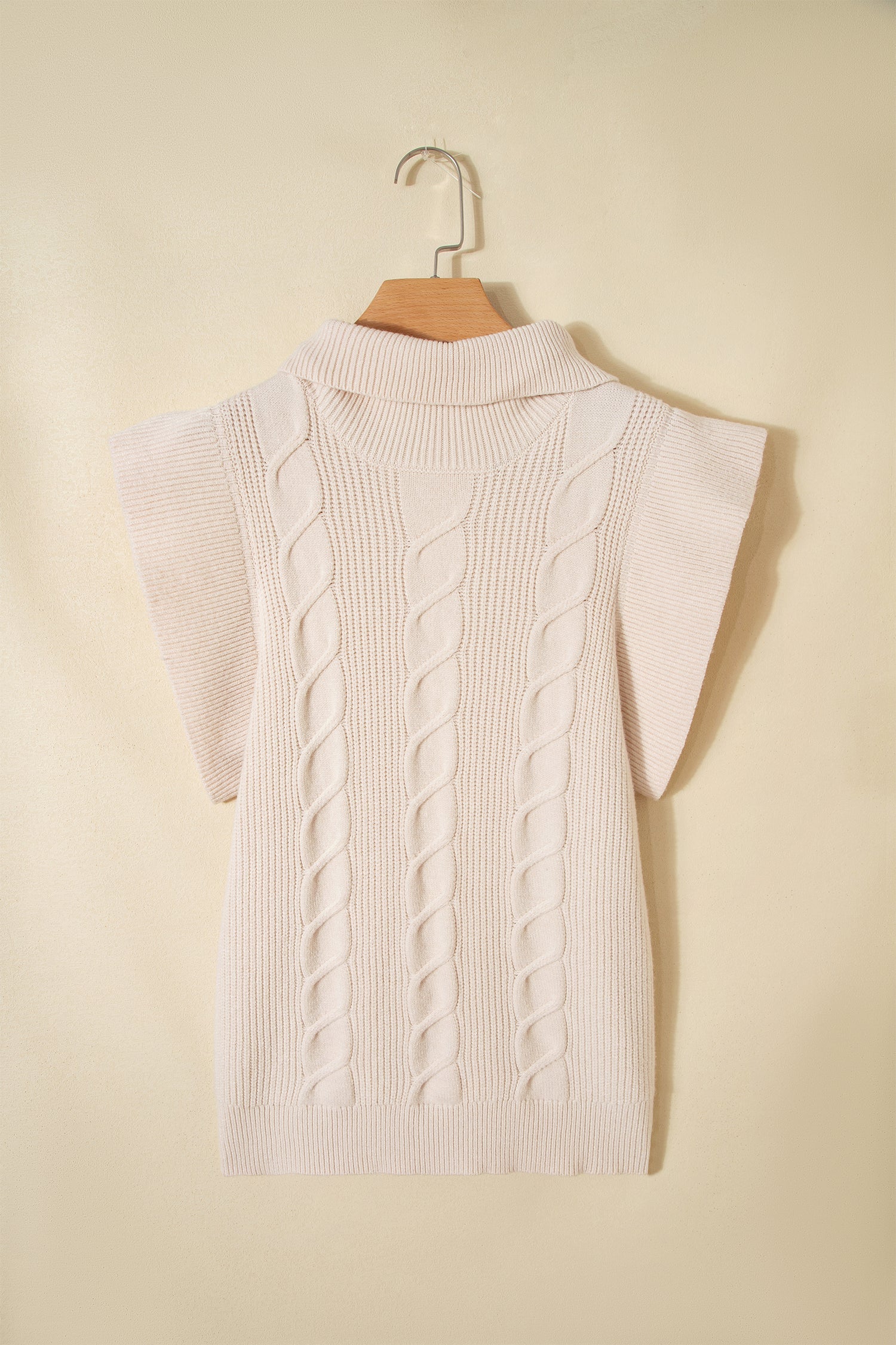 Zaylee Ruffled Short Sleeve Sweater