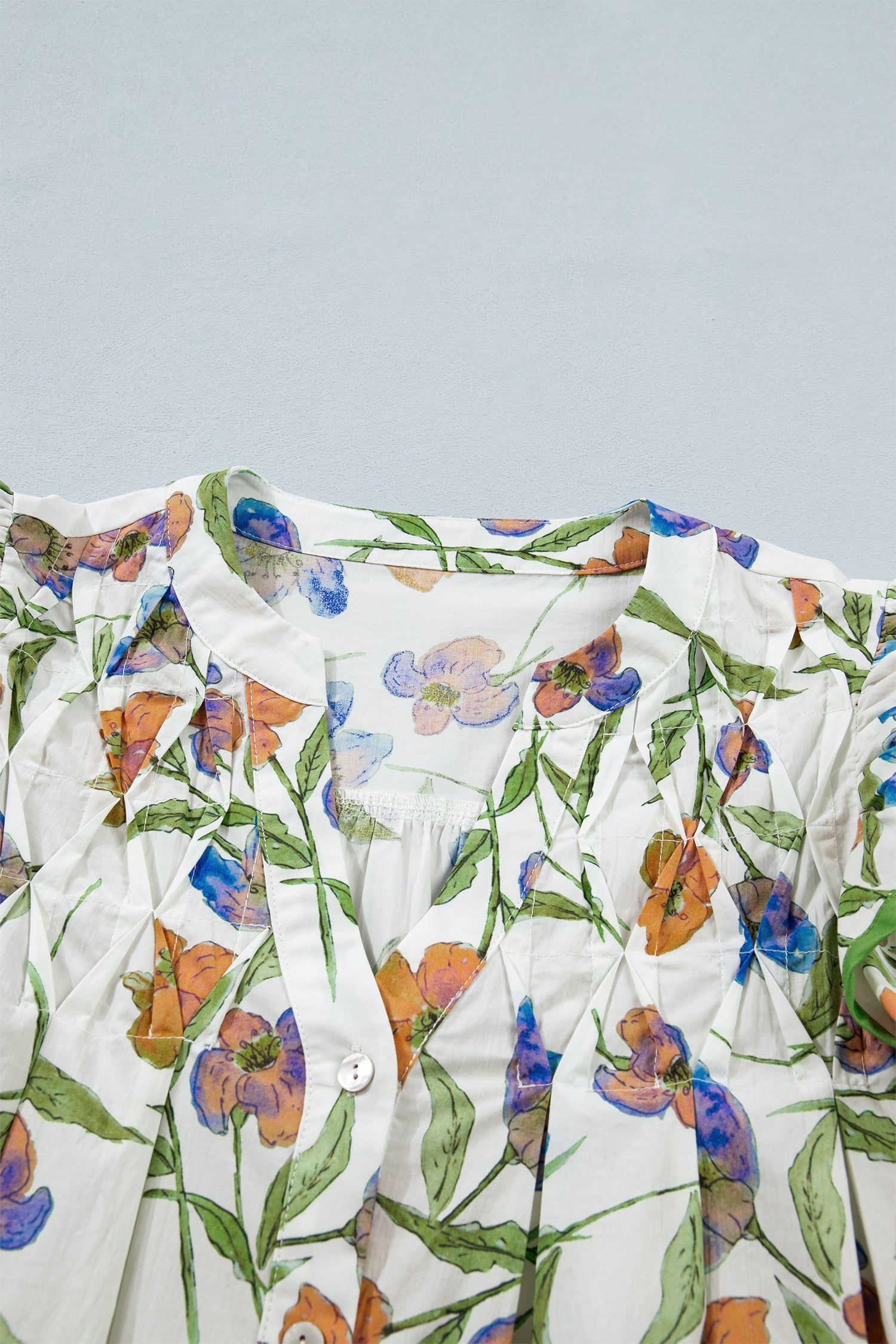 Kaliyah Binding Tape Cotton Blouse