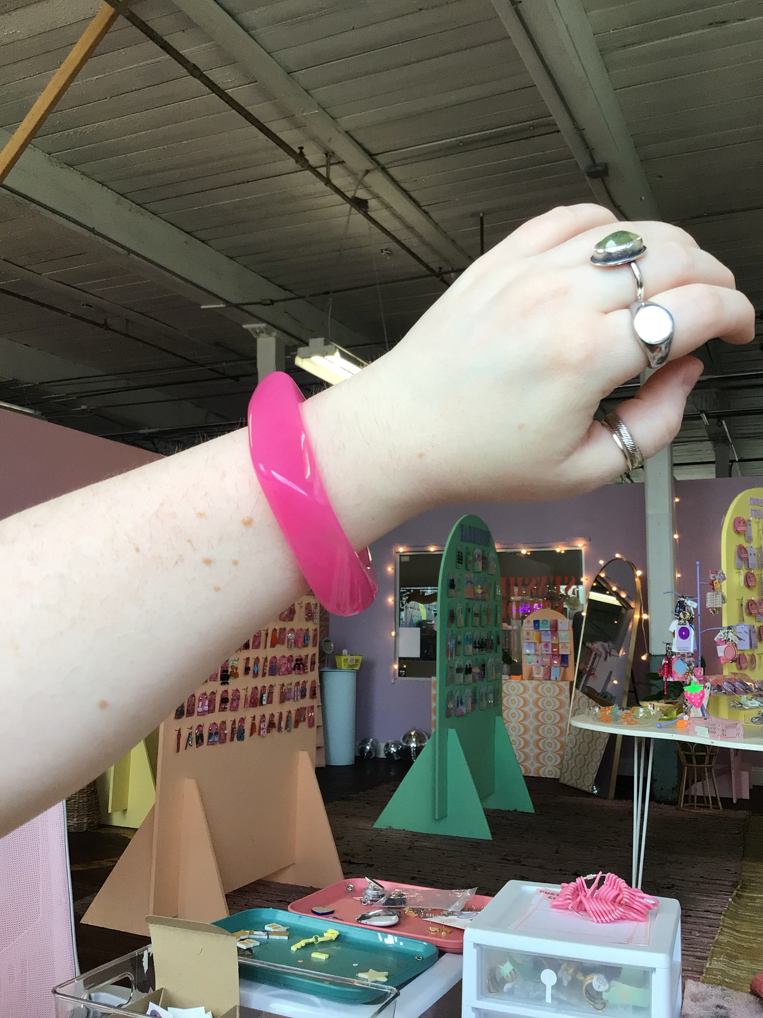 Colorful Statement Bangles