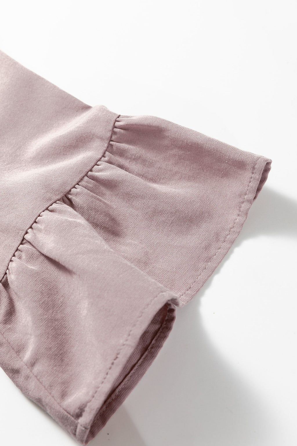 Ainsley Slit Ruffled Loose Blouse