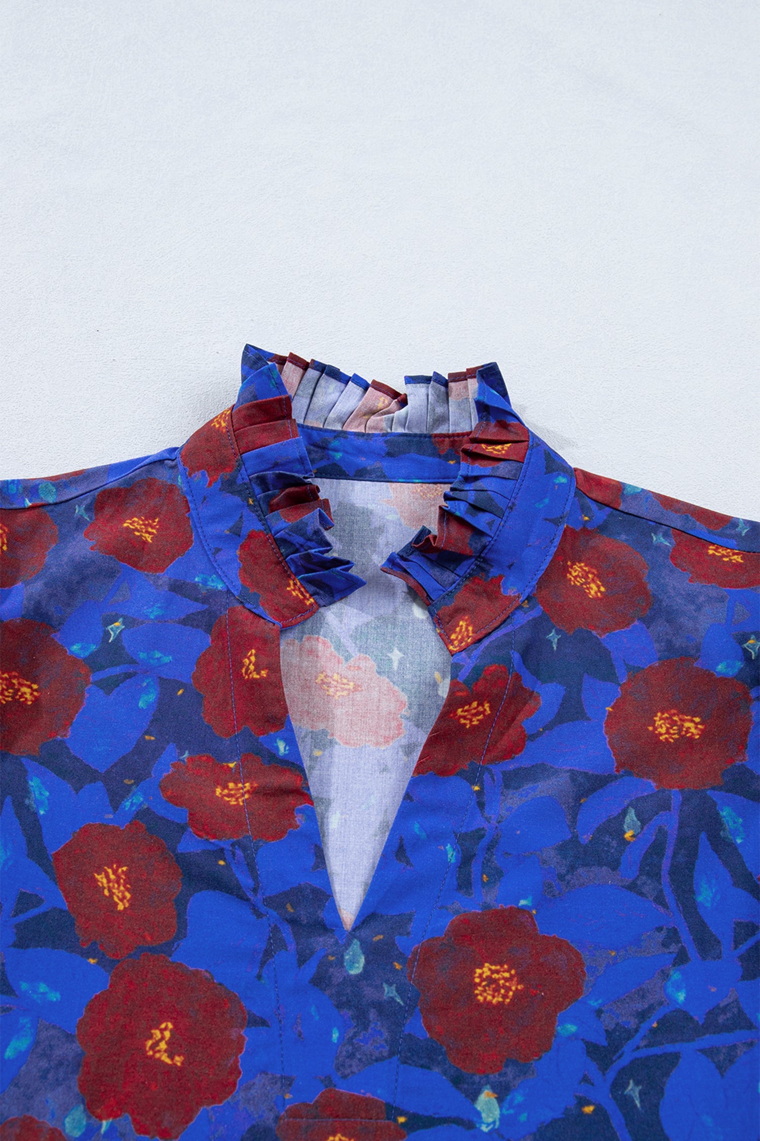 Maeve Sleeve Frilled Floral Blouse