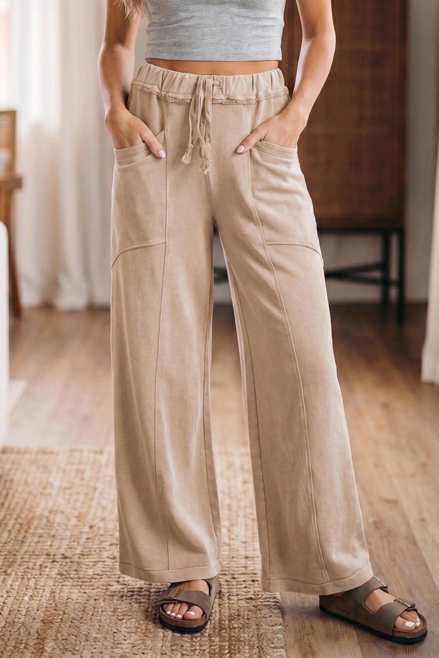 Anastasia Wide Leg Western Pants