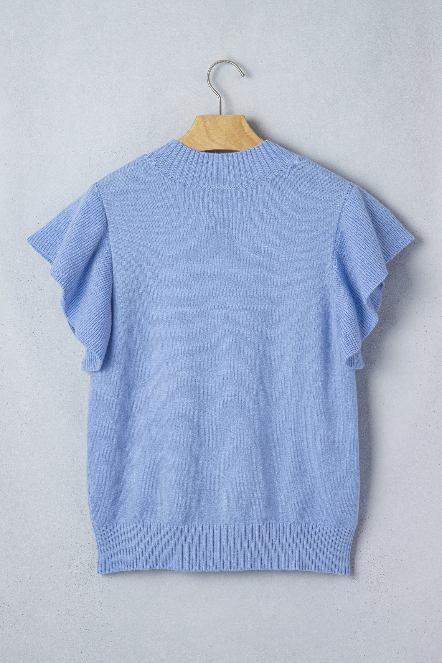 Hadassah Ruffle Short Sleeve Sweater