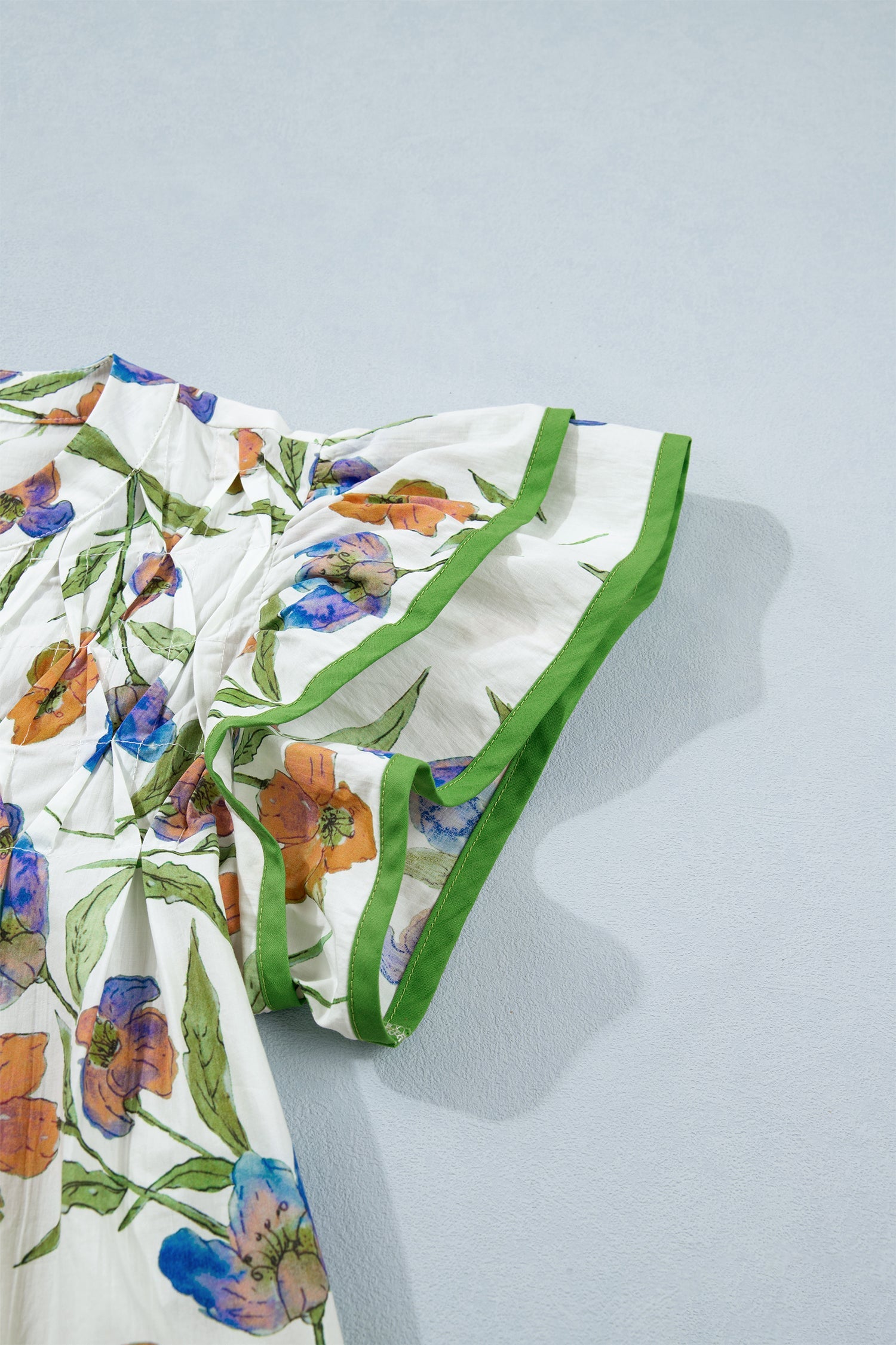 Kaliyah Binding Tape Cotton Blouse