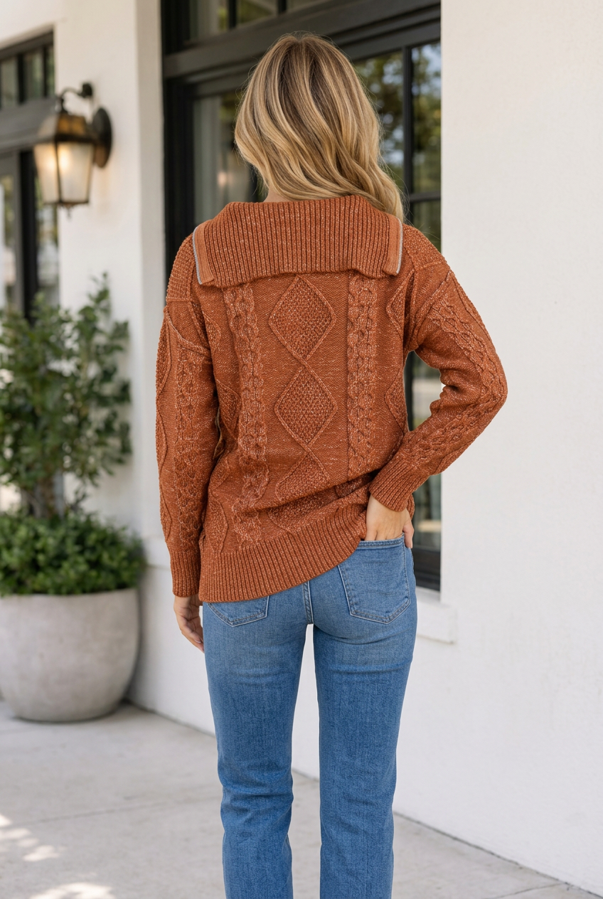 Keith Knit Drop Shoulder Long Sweater