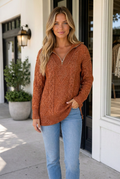 Keith Knit Drop Shoulder Long Sweater