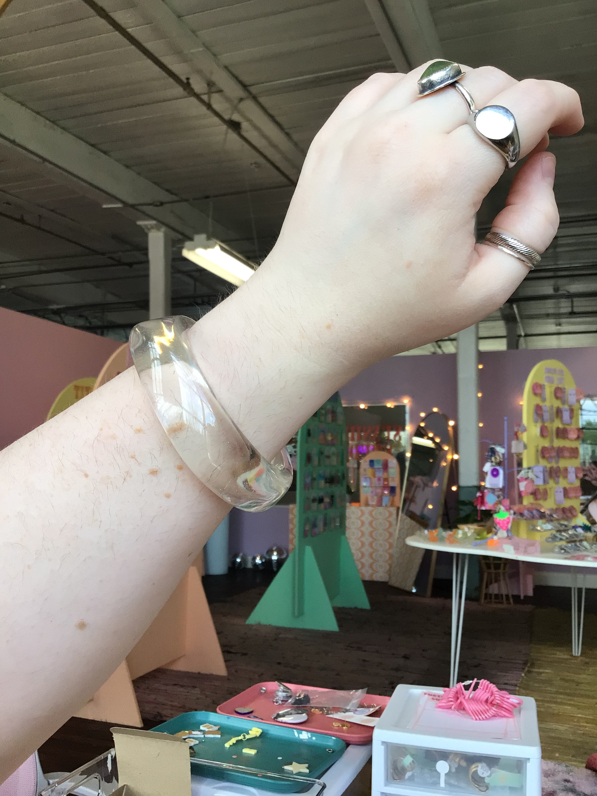 Colorful Statement Bangles