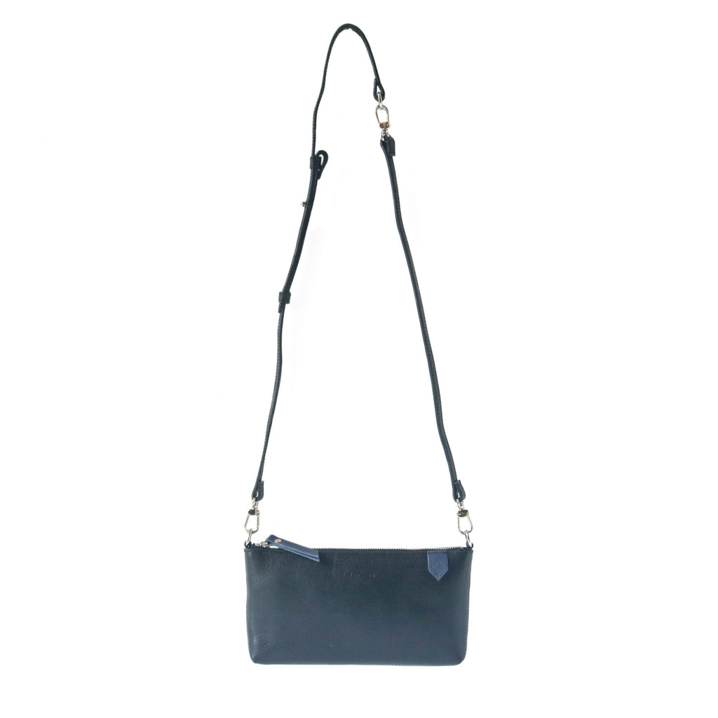 Elia Convertible Leather Bag – Clutch, Shoulder & Crossbody