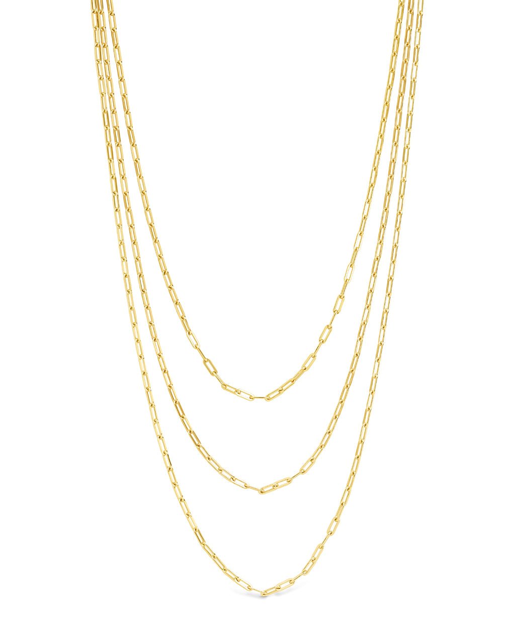 Sterling Silver Paperclip Chain Necklace
