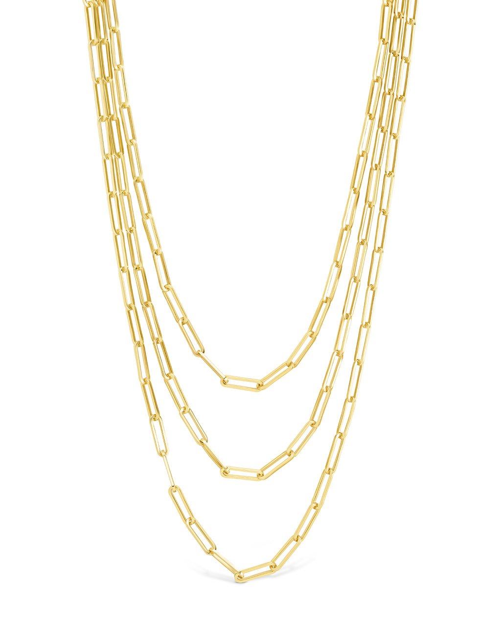 Sterling Silver Paperclip Chain Necklace