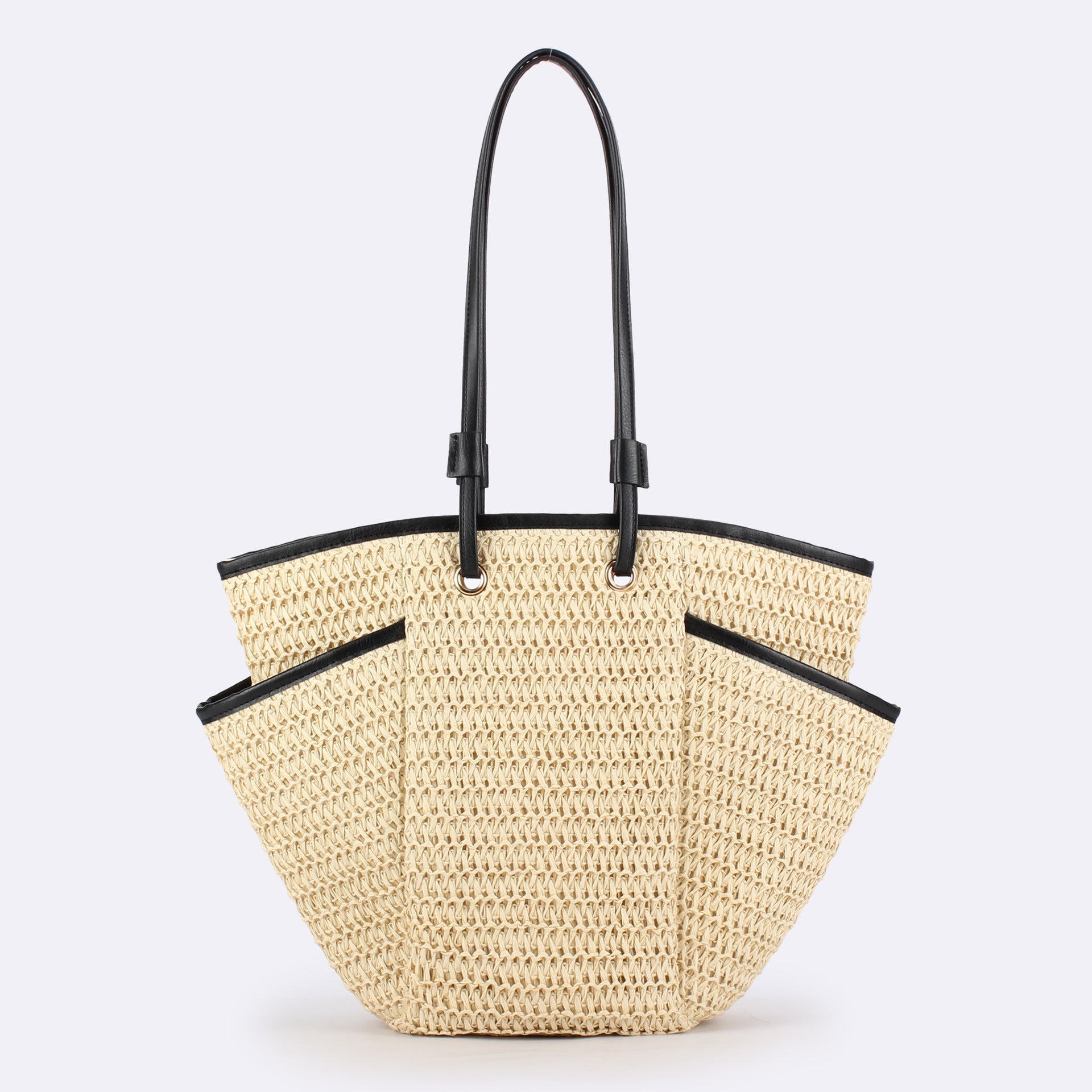 Handwoven Large Tote – Designer Beach Bag, Daily Casual Vacation Purse, Versatile Women's Accessory