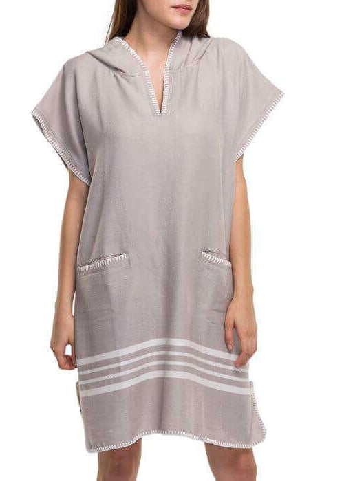 Beach Cover Up, Poncho with Hood