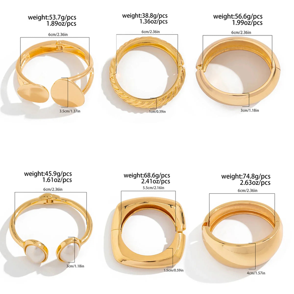 Bangles Wide Hand Bracelets