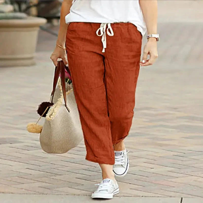 Cotton Y2K Wide Leg Pants – High Waist Streetwear Baggy Trousers