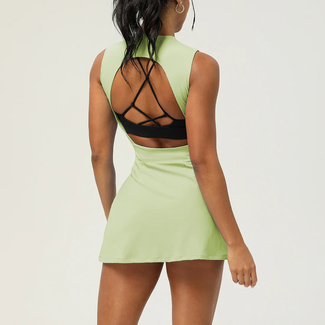 Women's Sleeveless Athletic Tennis Dress