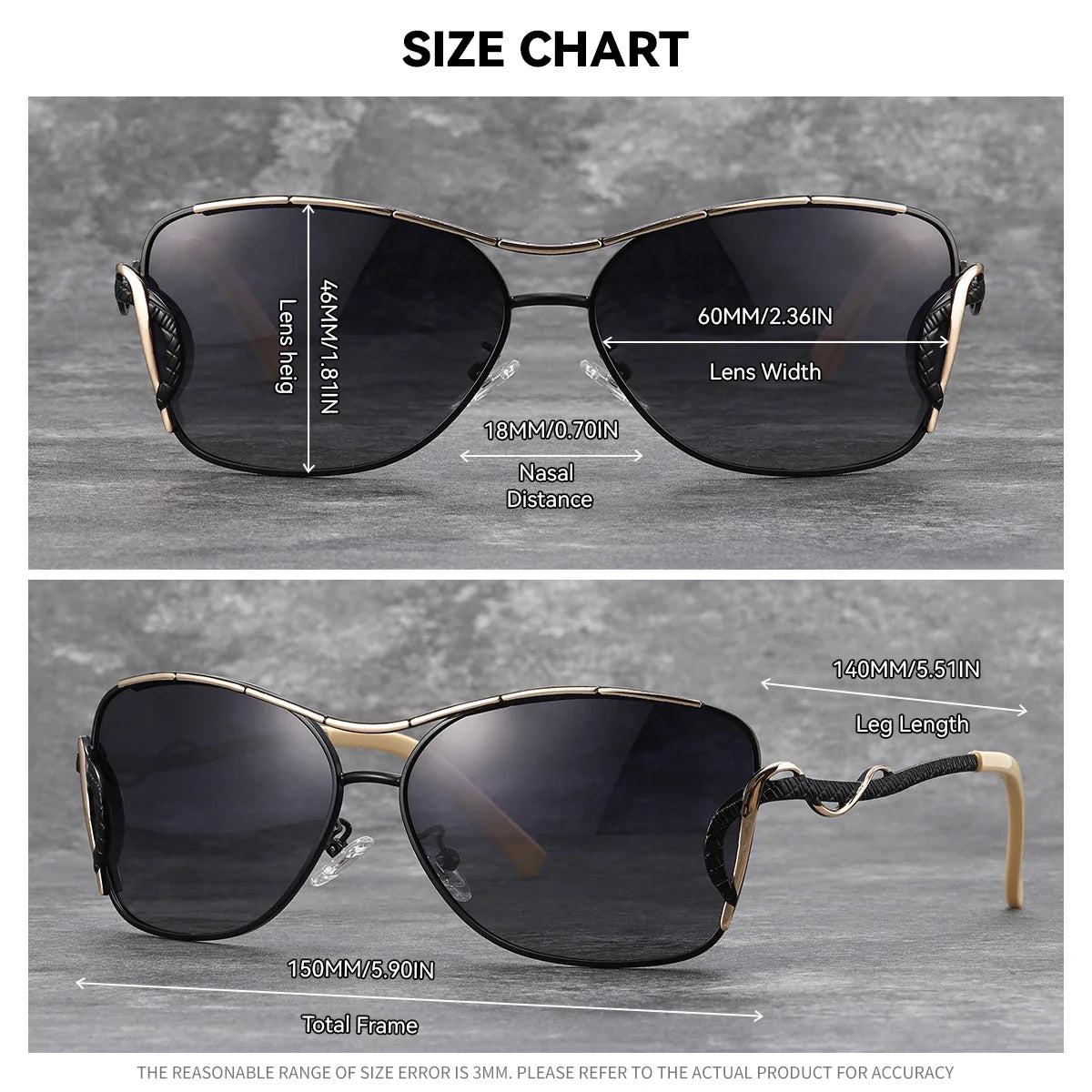 BARCUR Vintage Polarized Round Fashionable Women’s Sunglasses – Retro Fashion UV400 Stainless Steel Frame Stylish Party Apparel Accessories for Outdoor Travel & Oculos De Sol