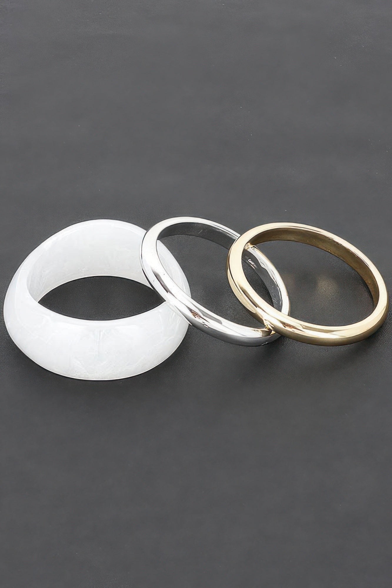 Multi Resin And Ccb Bangle Bracelet