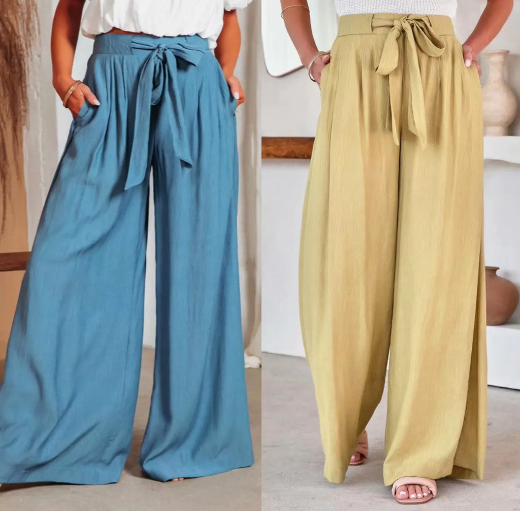 Summer Women's Plus Size Wide-Leg Sleep Pants