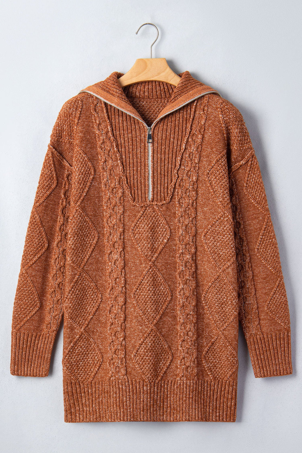 Keith Knit Drop Shoulder Long Sweater
