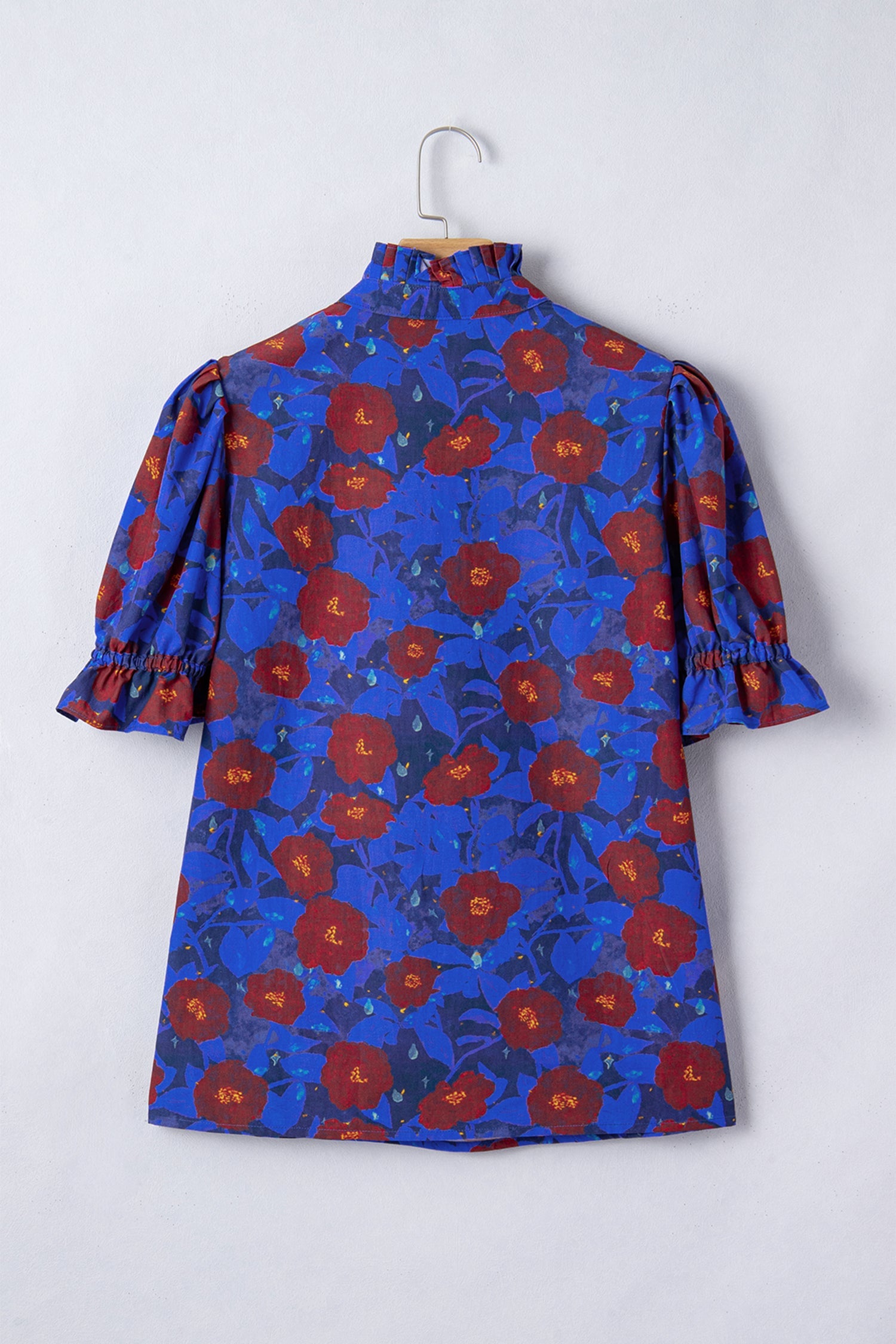 Maeve Sleeve Frilled Floral Blouse