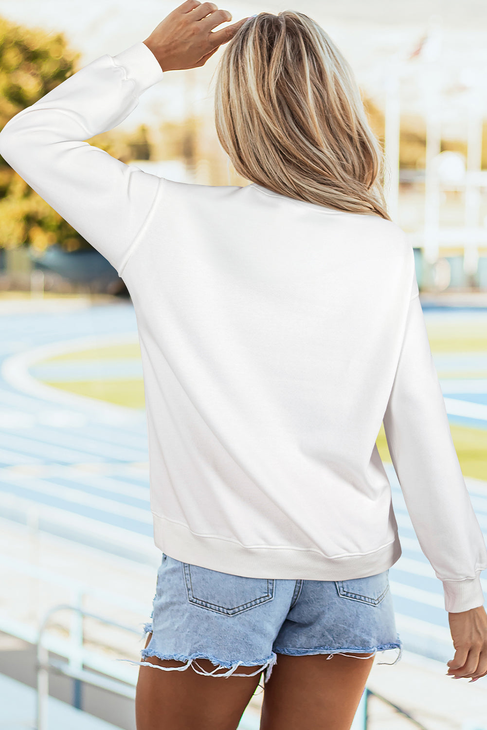 Gianna Drop Shoulder Loose Sweatshirt