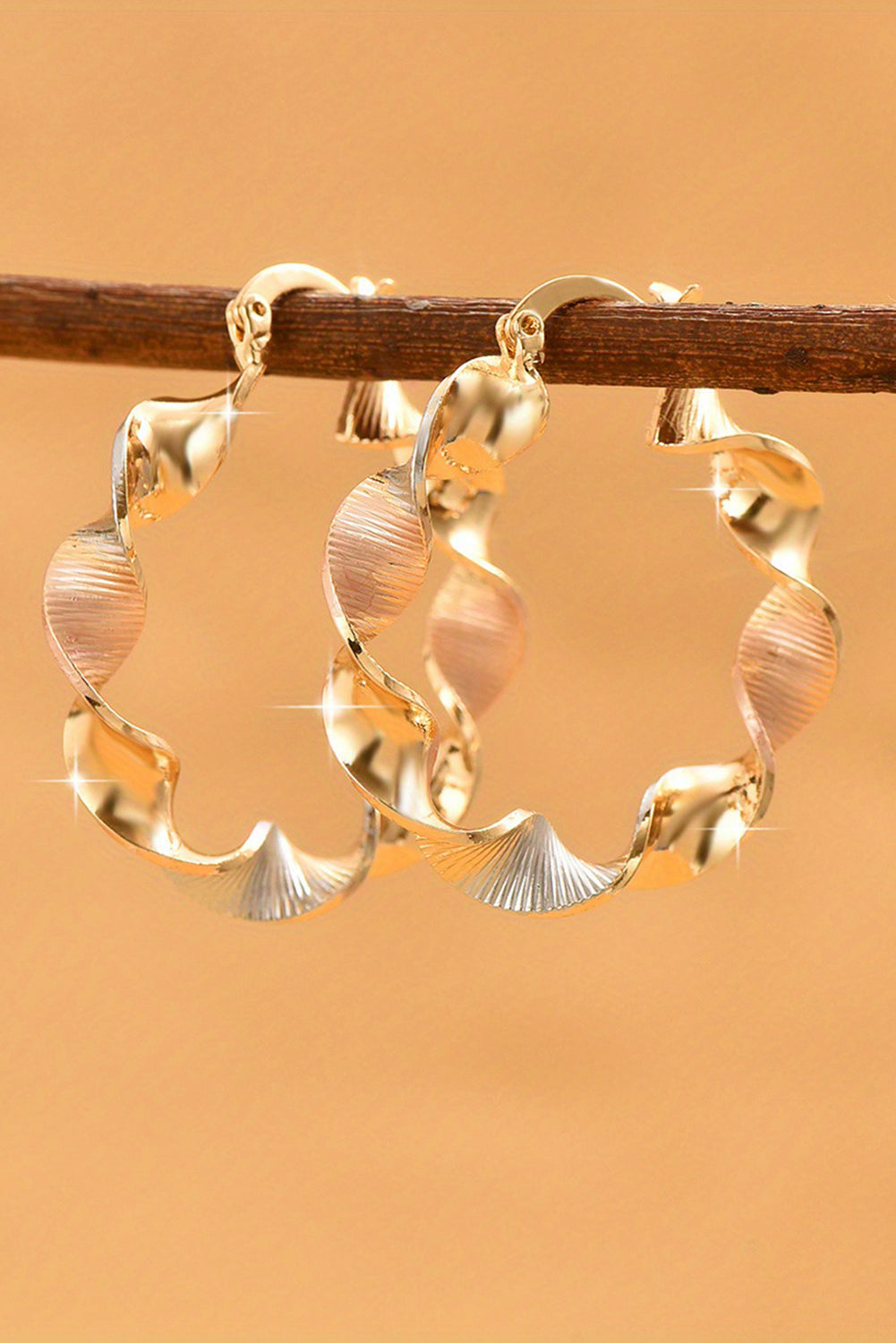 Julieta Plated alloy Hoop Earrings