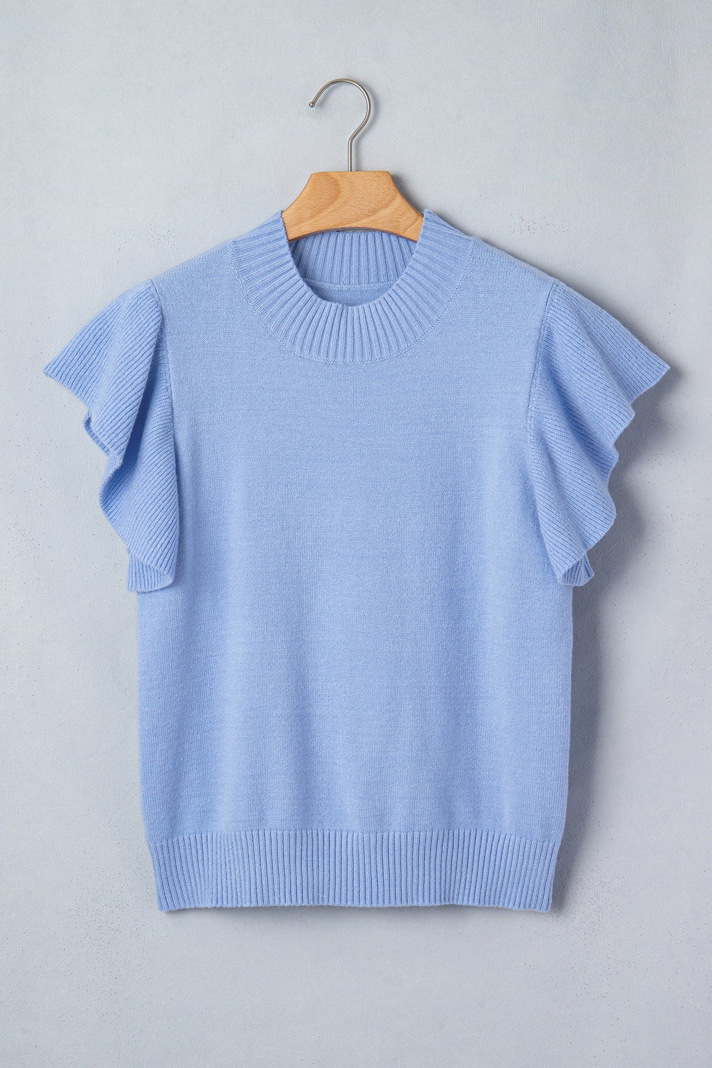 Hadassah Ruffle Short Sleeve Sweater