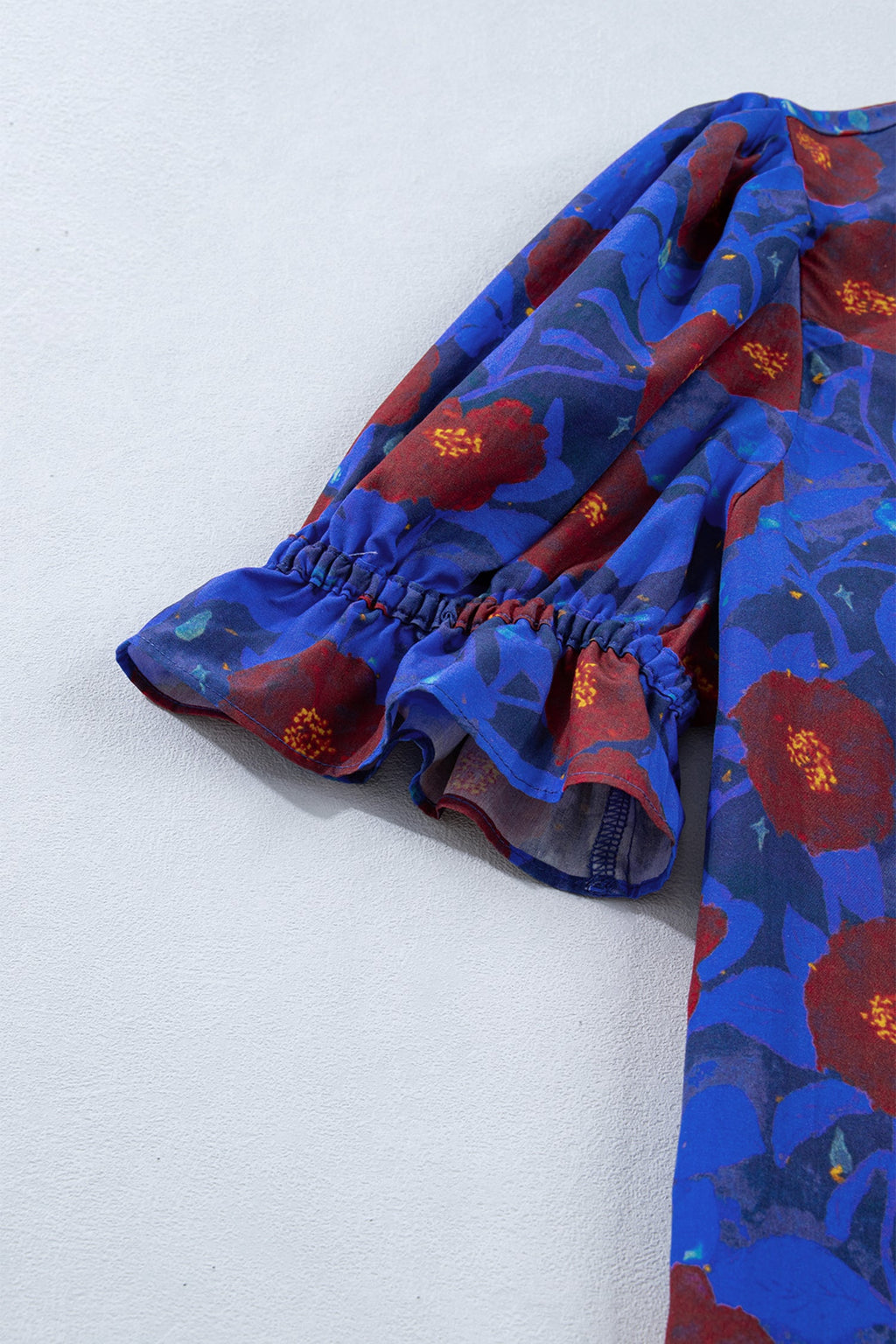 Maeve Sleeve Frilled Floral Blouse