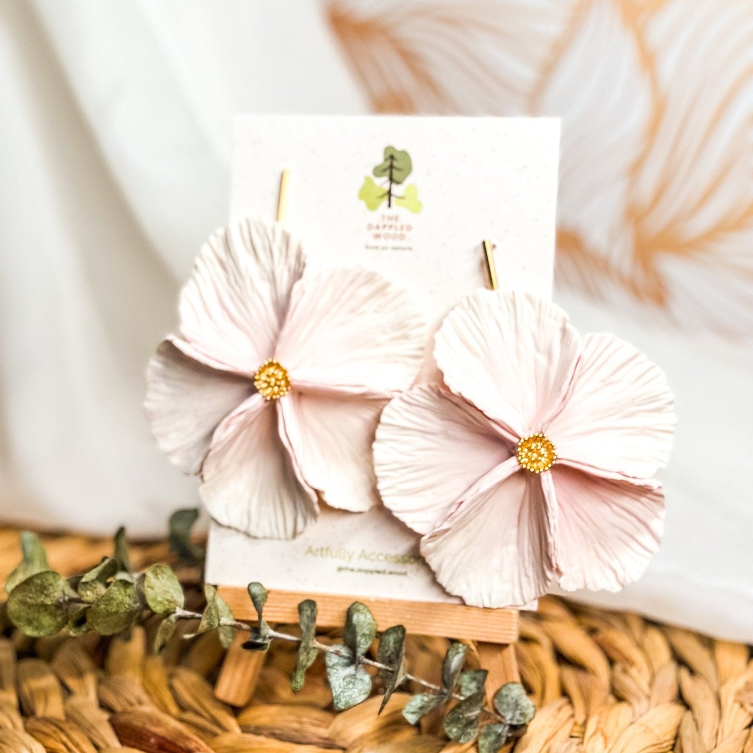 Sabine - Extra Large Flower Statement Earrings