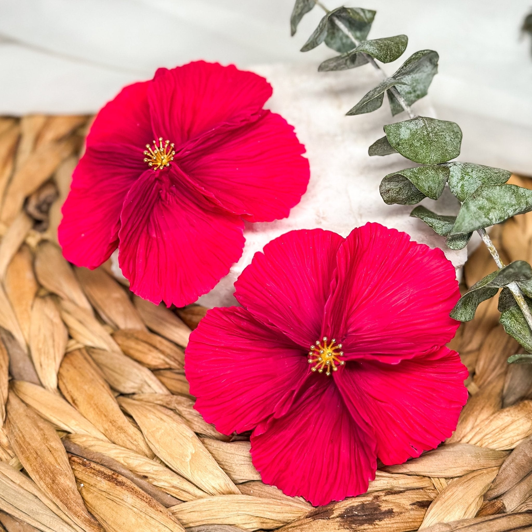 Sabine - Extra Large Flower Statement Earrings