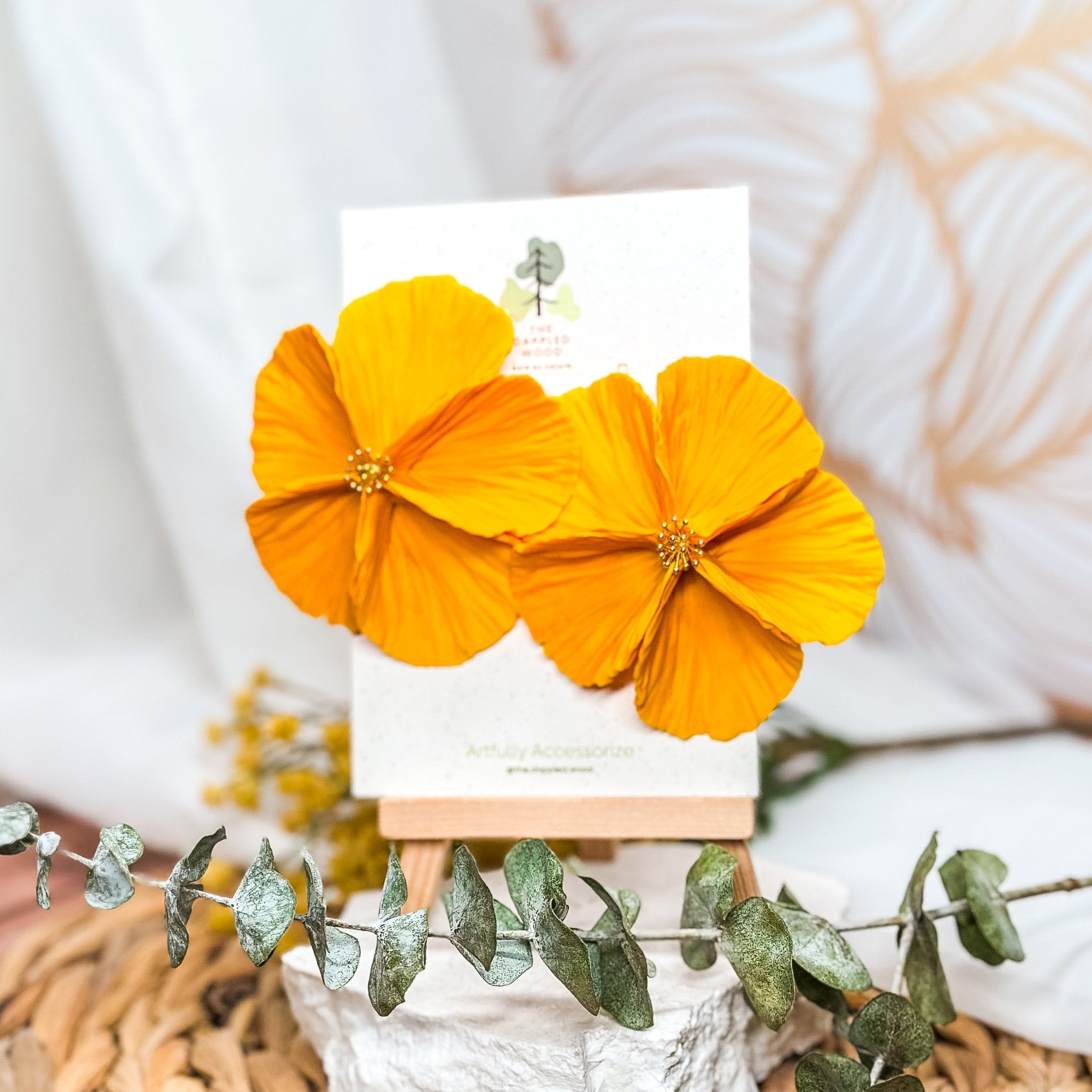 Sabine - Extra Large Flower Statement Earrings